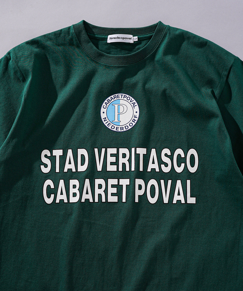cabaret poval（キャバレーポバール）の「CABARET POVAL / キャバレーポバール 417別注 F Tシャツ（Tシャツ/カットソー・メンズ・ホワイト/グリーン/ブラック系その他・MEDIUM/LARGE/X-LARGE）」の9枚目の写真
