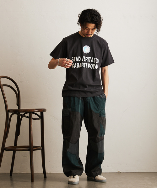 cabaret poval（キャバレーポバール）の「CABARET POVAL / キャバレーポバール 417別注 F Tシャツ（Tシャツ/カットソー・メンズ・ホワイト/グリーン/ブラック系その他・MEDIUM/LARGE/X-LARGE）」の12枚目の写真