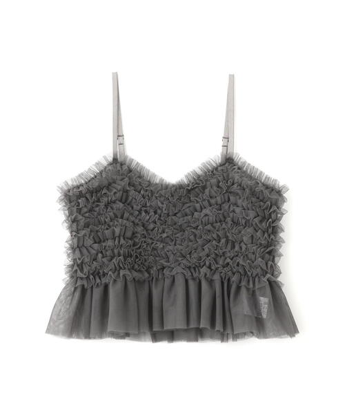 FREE'S MART（フリーズマート）の「◆チュールフリルペプラムビスチェ（シャツ/ブラウス・レディース・ホワイト/ブルー/グレー・FREE）」の18枚目の写真