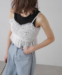 FREE'S MART | ◆チュールフリルペプラムビスチェ(シャツ/ブラウス)