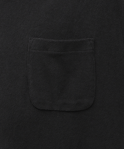 INHERIT（インヘリット）の「パイルポケットクルーN（Tシャツ/カットソー・メンズ・チャコールグレー/ベージュ系その他/ホワイト・LARGE/MEDIUM）」の15枚目の写真