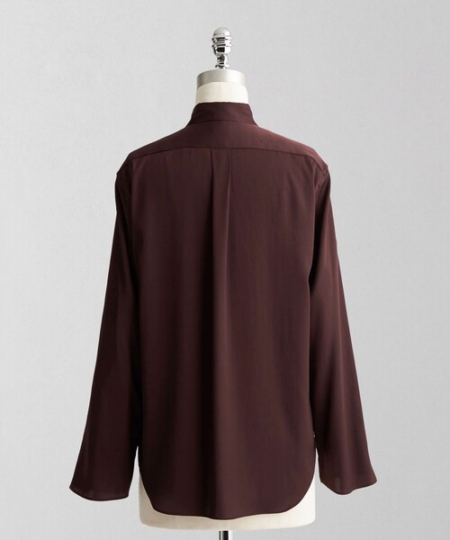 LOEFF(ロエフ)の「<LOEFF>フリュイド シャツ(シャツ/ブラウス・レディース・ダークブラウン/ダークグレー・0/1)」の22枚目の写真