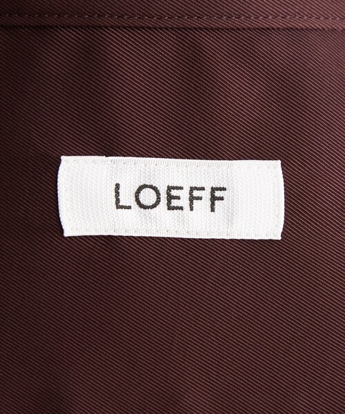 LOEFF(ロエフ)の「<LOEFF>フリュイド シャツ(シャツ/ブラウス・レディース・ダークブラウン/ダークグレー・0/1)」の17枚目の写真