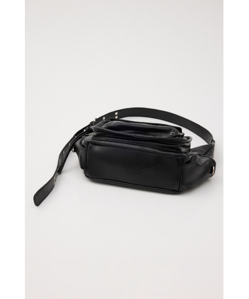 SLY（スライ）の「MANY POCKET CROSS BAG メニー ポケット クロス バッグ（ショルダーバッグ・レディース・ブラウン/ブラック・FREE）」の11枚目の写真