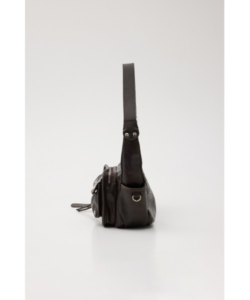 SLY（スライ）の「MANY POCKET CROSS BAG メニー ポケット クロス バッグ（ショルダーバッグ・レディース・ブラウン/ブラック・FREE）」の17枚目の写真