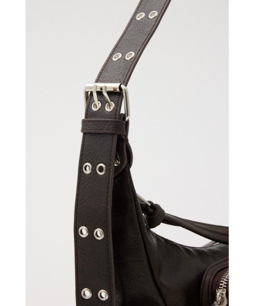 SLY（スライ）の「MANY POCKET CROSS BAG メニー ポケット クロス バッグ（ショルダーバッグ・レディース・ブラウン/ブラック・FREE）」の19枚目の写真