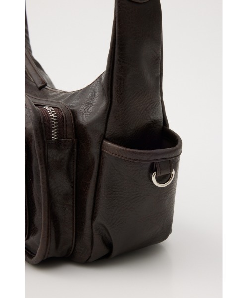 SLY（スライ）の「MANY POCKET CROSS BAG メニー ポケット クロス バッグ（ショルダーバッグ・レディース・ブラウン/ブラック・FREE）」の20枚目の写真