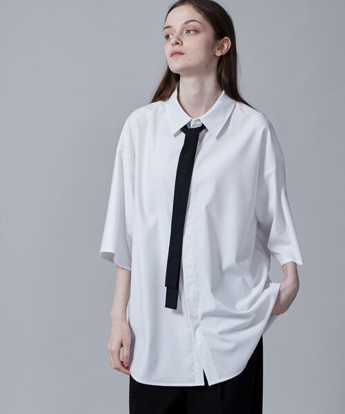 LUCY(ルーシー)の「LUCY/TRボウタイシャツ(シャツ/ブラウス・メンズ・ホワイト/ブラック・LARGE/MEDIUM)」の15枚目の写真
