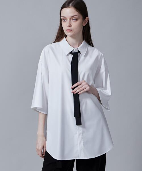 LUCY(ルーシー)の「LUCY/TRボウタイシャツ(シャツ/ブラウス・メンズ・ホワイト/ブラック・LARGE/MEDIUM)」の16枚目の写真