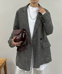 SHENERY | からみ織ダブルジャケット(テーラードジャケット)