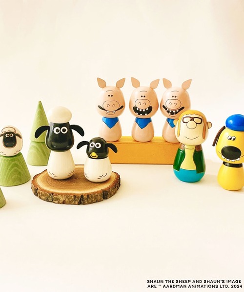 ひつじのショーン（ヒツジノショーン）の「【公式】ひつじのショーンこけしショーン豆（フィギュア・レディース・ホワイト系その他・FREE）」の7枚目の写真