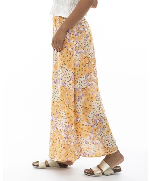 BILLABONG（ビラボン）の「BILLABONG レディース MIDI MOMENT スカート 【2024年夏モデル】/ビラボンフラワーモチーフ総柄スカート（スカート・レディース・オレンジ系その他・SMALL）」の6枚目の写真