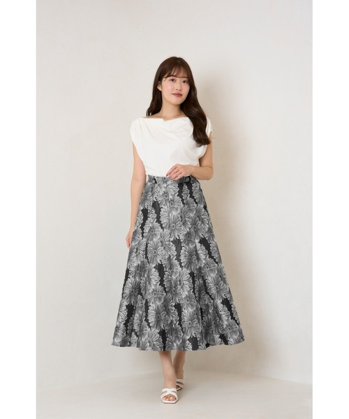 HER. （ハー）　ジャガードスカート Her lip to（ハーリップトゥー）の「Gerbera Jacquard Skirt