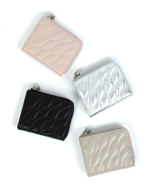 【BEAURE/ビュレ】コンビレザー ウエーブキルト ミニウォレット（財布）｜Beau're（ヴュレ）