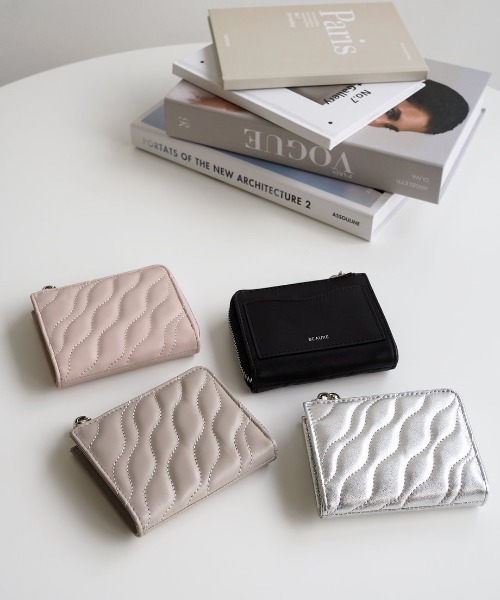 【BEAURE/ビュレ】コンビレザー ウエーブキルト ミニウォレット（財布）｜Beau're（ヴュレ）