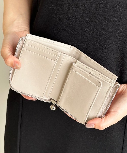 【BEAURE/ビュレ】コンビレザー ウエーブキルト ミニウォレット（財布）｜Beau're（ヴュレ）