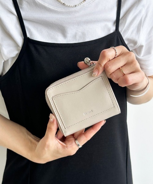 【BEAURE/ビュレ】コンビレザー ウエーブキルト ミニウォレット（財布）｜Beau're（ヴュレ）