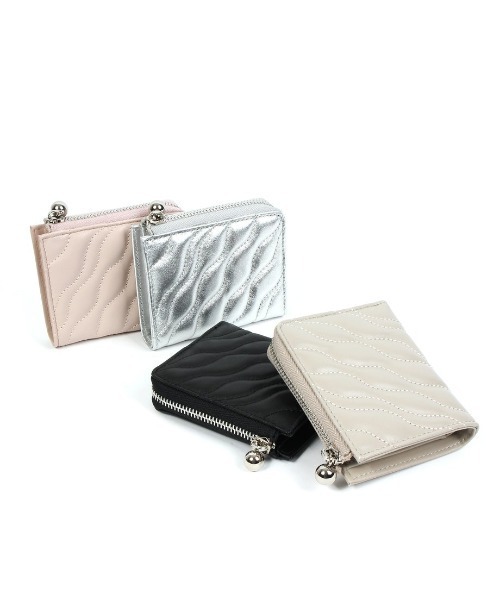 【BEAURE/ビュレ】コンビレザー ウエーブキルト ミニウォレット（財布）｜Beau're（ヴュレ）