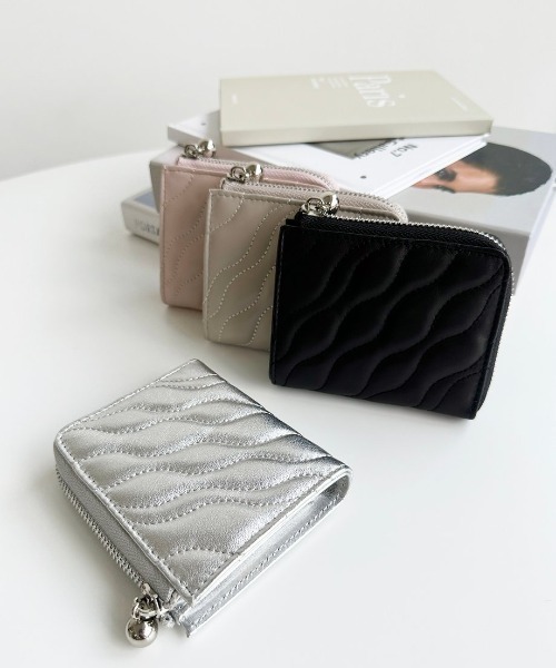 【BEAURE/ビュレ】コンビレザー ウエーブキルト ミニウォレット（財布）｜Beau're（ヴュレ）