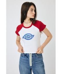 MOUSSY（マウジー）の「DICKIES（R） RAGLAN TINY Tシャツ（Tシャツ/カットソー・レディース）」