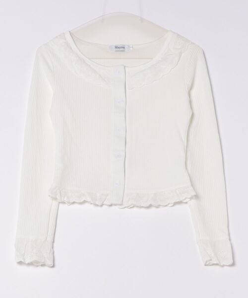 Mayree（メイリー）の「【Mayree】フリル レース ブラウス（シャツ/ブラウス・レディース・ホワイト/ピンク・SMALL/MEDIUM/LARGE）」の6枚目の写真