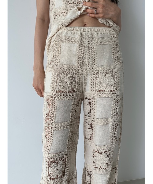 Didot.showroom（ディドット ショールーム）の「クロッシェレースベスト（ベスト・レディース・ベージュ・FREE）」の5枚目の写真