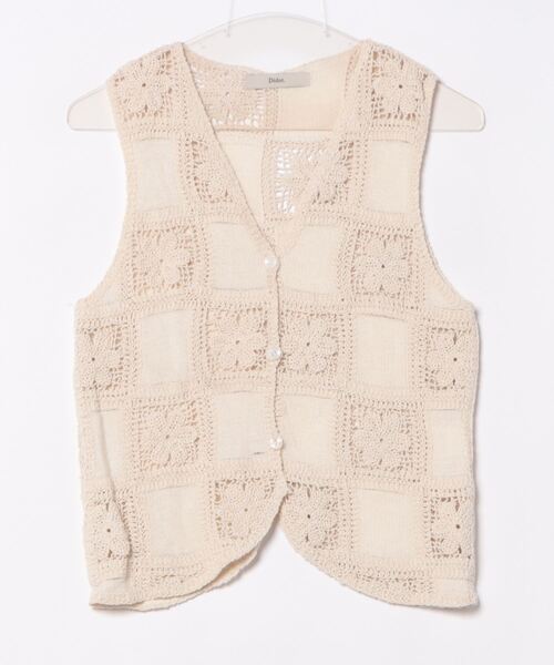 Didot.showroom（ディドット ショールーム）の「クロッシェレースベスト（ベスト・レディース・ベージュ・FREE）」の8枚目の写真