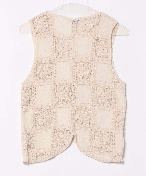 Didot.showroom（ディドット ショールーム）の「クロッシェレースベスト（ベスト・レディース・ベージュ・FREE）」の2枚目の写真