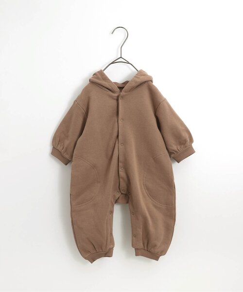 p.premier（ピードットプルミエ）の「こぐまのカバーオール（ロンパース・キッズ・ブラウン/ピンク/イエロー・70/80/90）」の9枚目の写真