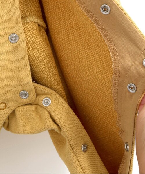 p.premier（ピードットプルミエ）の「こぐまのカバーオール（ロンパース・キッズ・ブラウン/ピンク/イエロー・70/80/90）」の5枚目の写真