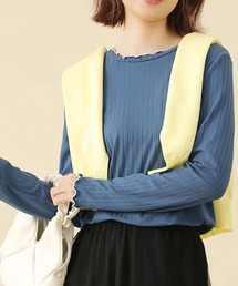 ベーシックリブニットトップス