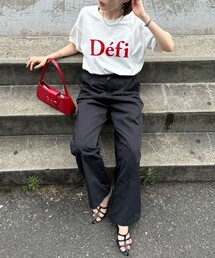 fredy emue | フロッキープリントTシャツ(Tシャツ/カットソー)