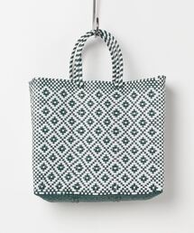 MAISON mou（メゾンムー）の「【Moon Bird/ムーンバード】手編みのメルカドバッグ（M）ARROW・DIAMOND・CHECK・MOTIF・DOT（かごバッグ・メンズ）」