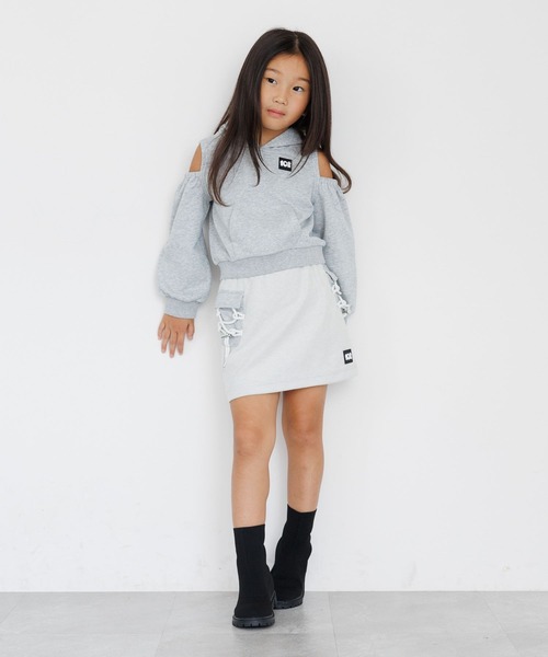 10C REPIPI（ジューシーレピピ）の「【10C REPIPI】カタアキスウェットパーカー（パーカー・キッズ・グレー/ブラック/ピンク・110cm/120cm/130cm）」の5枚目の写真