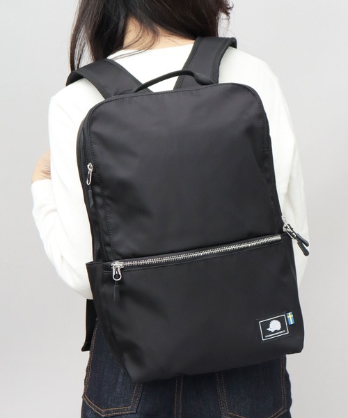 撥水ナイロン A4・PC対応 11ポケット スマートリュック（バックパック