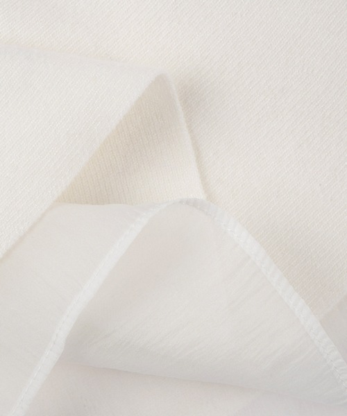 SAISON DE PAPILLON(セゾンドパピヨン)の「ランダムリブ編みぺプラム裾ニットプルオーバー(ニット/セーター・レディース・アイボリー/ブラック・M/L)」の11枚目の写真