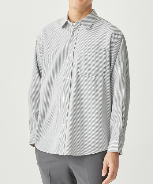 coca（coca）（コカ）の「【WEB限定セール】オックスフォード長袖シャツ（シャツ/ブラウス・メンズ・ブルー/ライトブルー/ブラック/ホワイト・XL/L/M）」の3枚目の写真