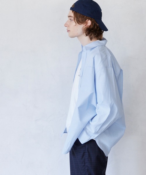 coca（coca）（コカ）の「【WEB限定セール】オックスフォード長袖シャツ（シャツ/ブラウス・メンズ・ブルー/ライトブルー/ブラック/ホワイト・XL/L/M）」の15枚目の写真