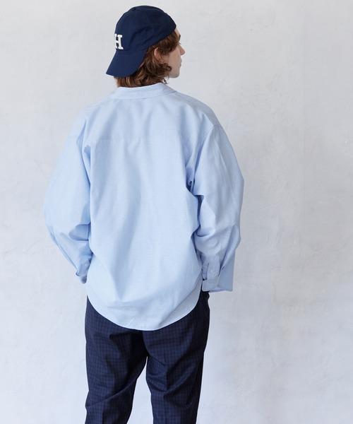 coca（coca）（コカ）の「【WEB限定セール】オックスフォード長袖シャツ（シャツ/ブラウス・メンズ・ブルー/ライトブルー/ブラック/ホワイト・XL/L/M）」の16枚目の写真