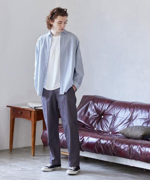 coca（coca）（コカ）の「【WEB限定セール】オックスフォード長袖シャツ（シャツ/ブラウス・メンズ・ブルー/ライトブルー/ブラック/ホワイト・XL/L/M）」の9枚目の写真