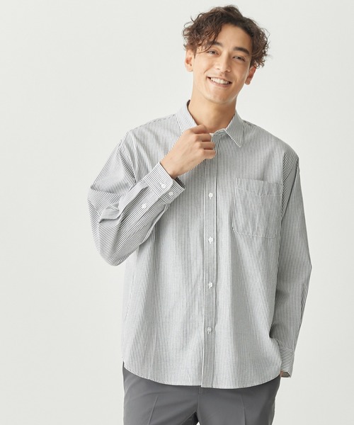 coca（coca）（コカ）の「【WEB限定セール】オックスフォード長袖シャツ（シャツ/ブラウス・メンズ・ブルー/ライトブルー/ブラック/ホワイト・XL/L/M）」の6枚目の写真