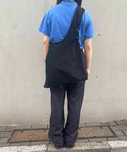 WEGO（ウィゴー）の「WEGO/ラメギャザーバッグ（トートバッグ・レディース・ブラック/グレー・FREE）」の16枚目の写真