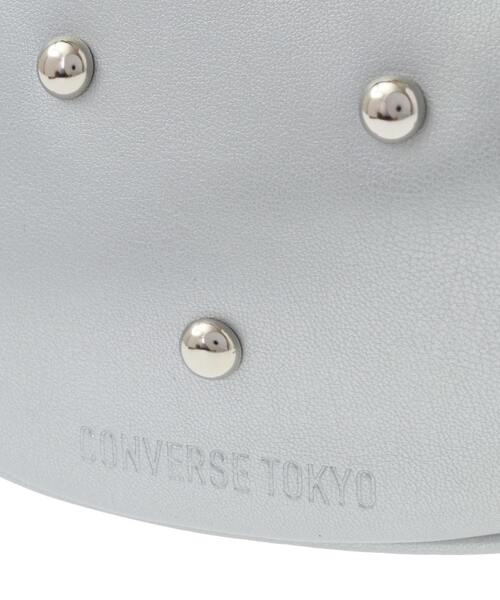 CONVERSE TOKYO(コンバーストウキョウ)の「STUDS MOON SHOULDER BAG(ショルダーバッグ・レディース・シルバー/ブラック・FREE)」の9枚目の写真