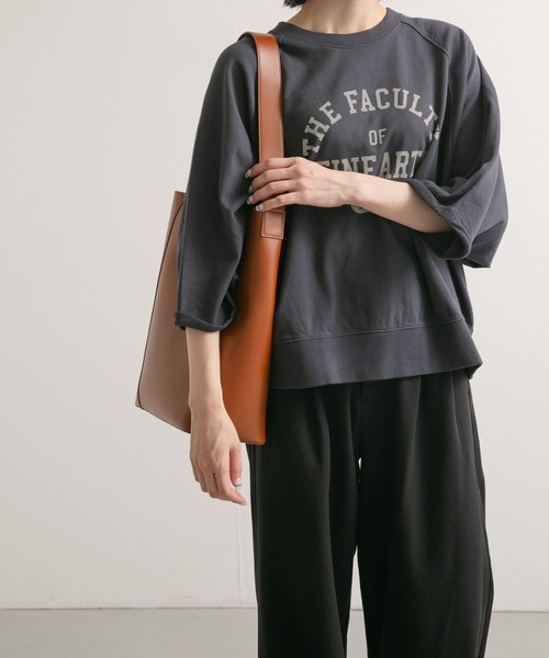 URBAN RESEARCH DOORS(アーバンリサーチドアーズ)の「ワンハンドルA4トート(トートバッグ・レディース・ブラウン/ブラック・ONE)」の4枚目の写真