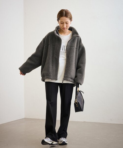 ≪追加≫ウールボアスタンドブルゾン（ブルゾン）｜FRAMeWORK