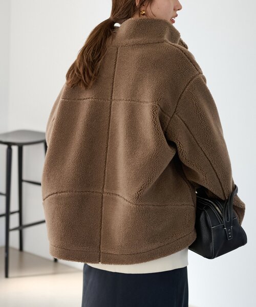 ≪追加≫ウールボアスタンドブルゾン（ブルゾン）｜FRAMeWORK