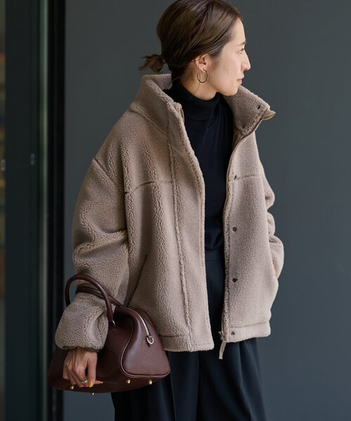 ≪追加≫ウールボアスタンドブルゾン（ブルゾン）｜FRAMeWORK