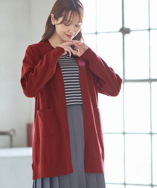 ヒアルロン酸ロングカーデ（カーディガン/ボレロ）｜Honeys（ハニーズ