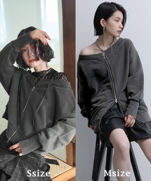 HARE | オフショルデザインスウェット(HARE)(スウェット)