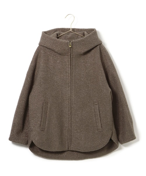 ROPE' PICNIC（ロペピクニック）の「ジップアップフーディ/リンクコーデ（その他アウター・レディース・ライトグレー/ダークブラウン/チャコールグレー/ブラック/ブラウン系その他/ベージュ/ブラック系その他・38）」の8枚目の写真